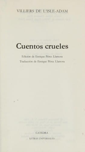 Cuentos Crueles