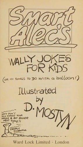 Smart Alec's wally jokes for kids