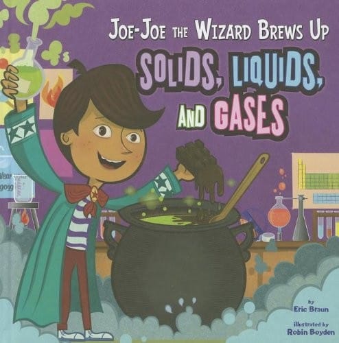 Joe-Joe the wizard brews up solids, liquids, and gases