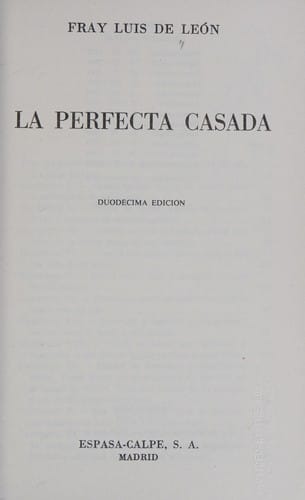 La perfecta Casada
