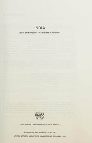 India, new dimensions of industrial growth
