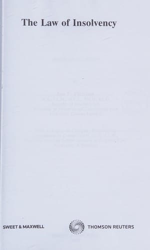 The Law of Insolvency