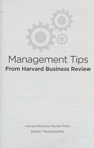 Management tips
