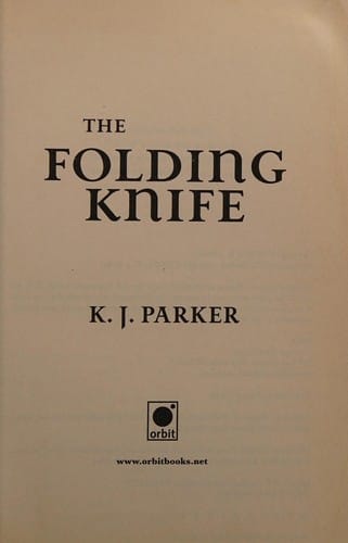 The Folding Knife