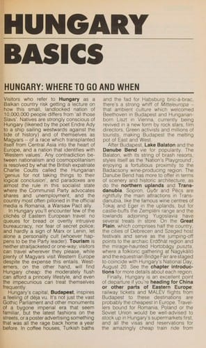 The rough guide to Eastern Europe