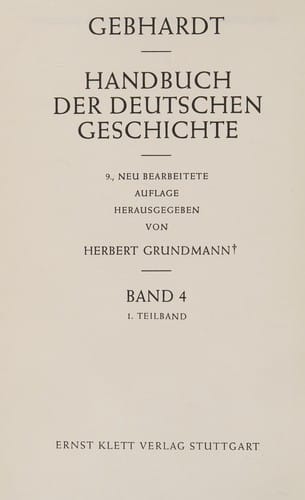 Handbuch der deutschen Geschichte