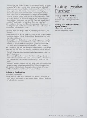 Arby Jenkins, Mighty Mustang Book Links