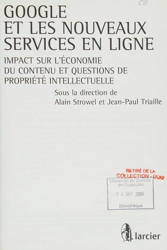 Google et les nouveaux services en ligne