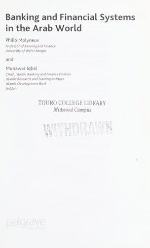 BANKING AND FINANCIAL SYSTEMS IN THE ARAB WORLD