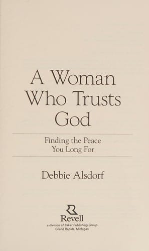 A woman who trusts God