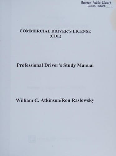 Commercial driver's license