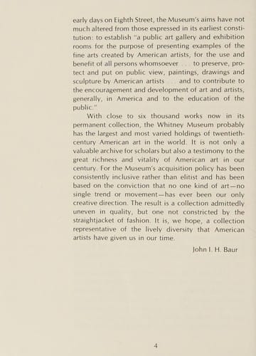 Selections from the permanent collection