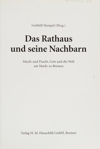 Das Rathaus und seine Nachbarn