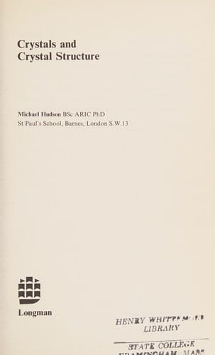 Crystals and crystal structure