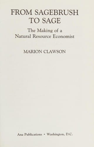 From sagebrush to sage