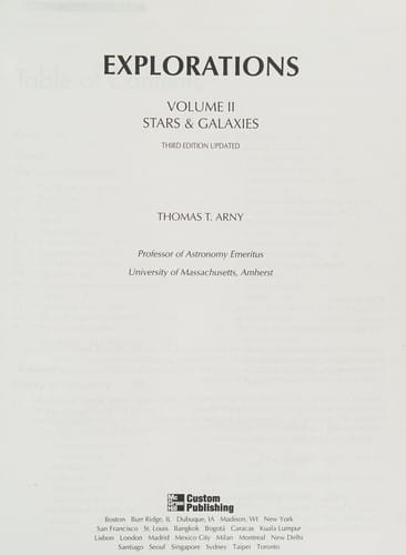 Explorations, Update