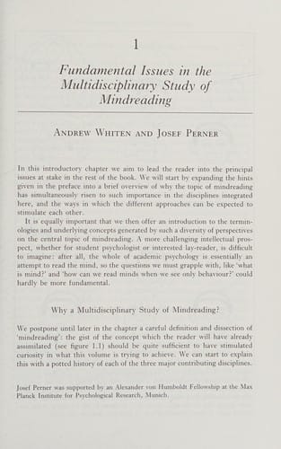 Natural theories of mind