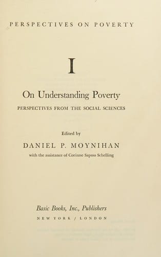 On Understanding Poverty