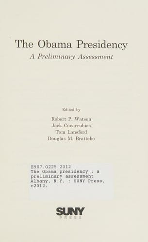 The Obama presidency