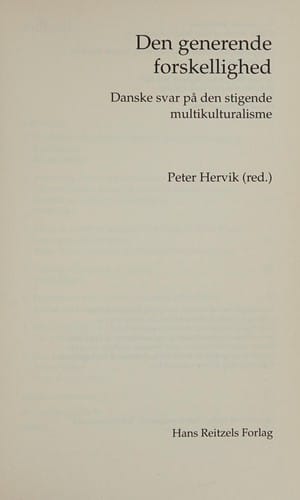 Den generende forskellighed