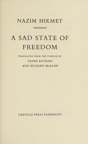 A sad state of freedom