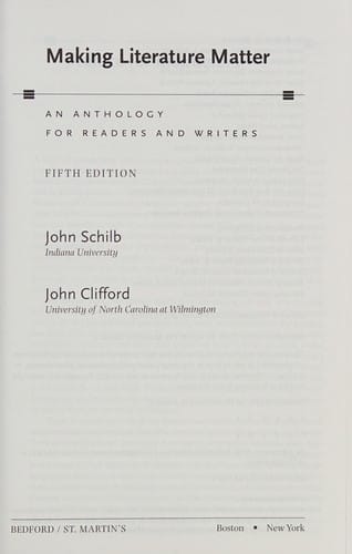 Making literature matter