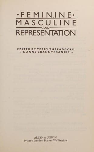 Feminine/masculine and representation