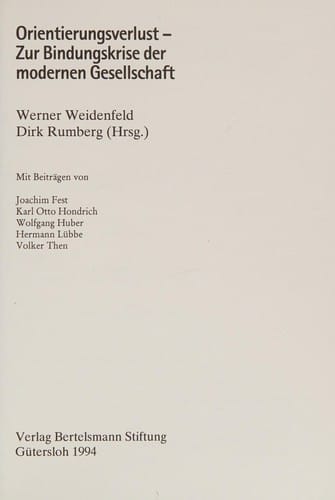 Orientierungsverlust