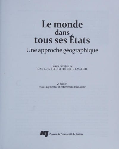Le monde dans tous ses États