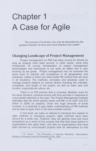 Fundamentals of agile project management