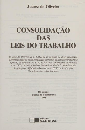 Consolidação das leis do trabalho