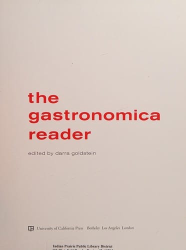 The Gastronomica reader