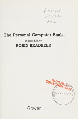 The personal computer book