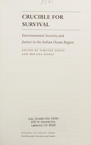 Crucible for survival