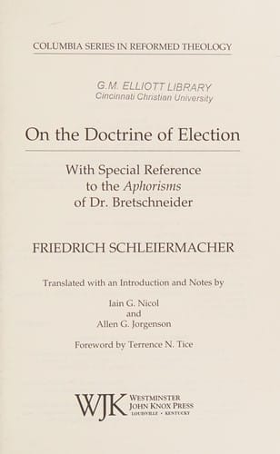 On the doctrine of election