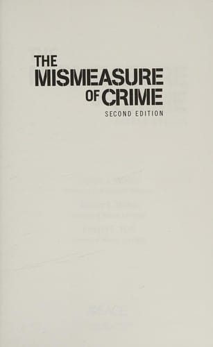 The mismeasure of crime