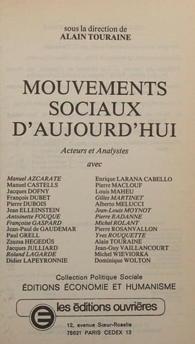 Mouvements sociaux d'aujourd'hui