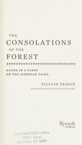 The consolations of the forest