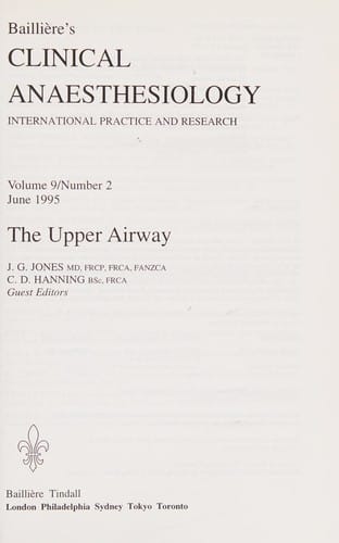 The Upper airway