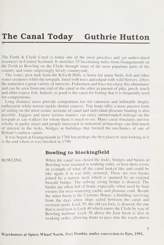The Forth & Clyde canal guidebook