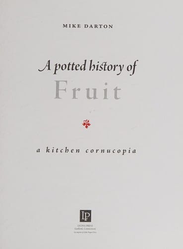 A potted history of fruit