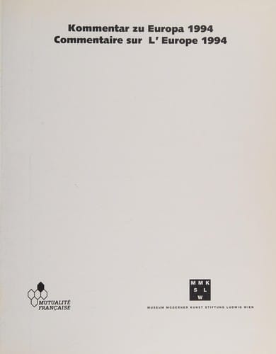 Kommentar zu Europa 1994