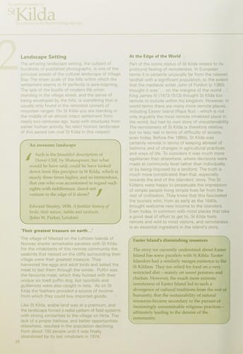 Revised nomination of St Kilda for inclusion in the World Heritage Site list