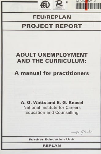 Adult unemployment and the curriculum