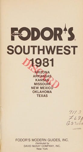 Fodor's Southwest