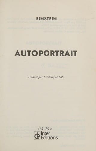 Autoportrait