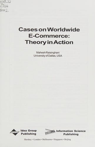 Cases on worldwide e-commerce