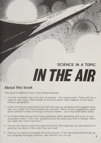 In the air