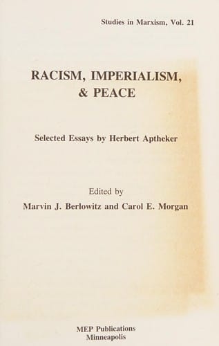 Racism, imperialism & peace