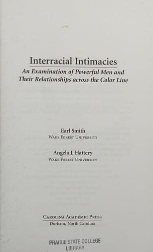 Interracial intimacies